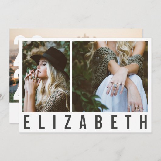 Faire-part Type (Devant / Derrière)