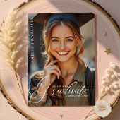 Faire-part Typographie de script moderne photo superposition 