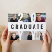 Faire-part Typographie graphique de collage photo moderne de