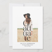 Faire-part Typographie moderne élégant élégant audacieux anno (Devant)