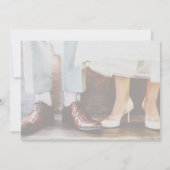 Faire-part typographique photo romantique 30 (Dos)