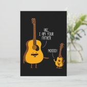 Faire-part Uke Ukulele I'm Your Father Papa Poison (Debout devant)