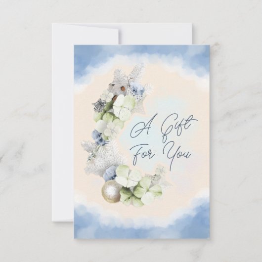 Faire-part Un cadeau pour vous (Devant)