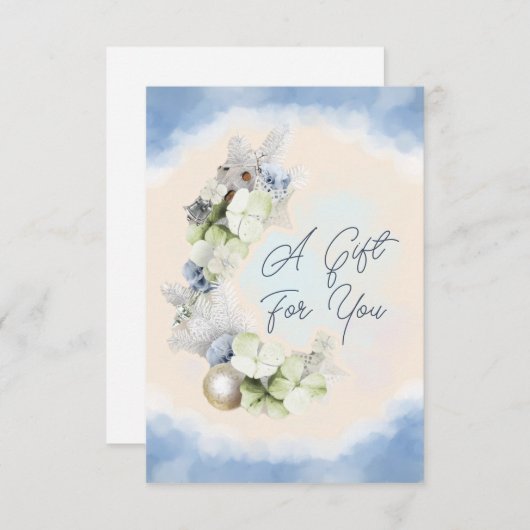 Faire-part Un cadeau pour vous (Devant / Derrière)