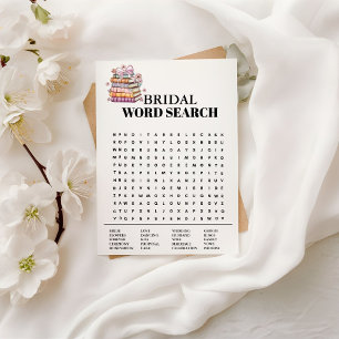 Faire-part Un nouveau chapitre Livre Weight Word Search Game 