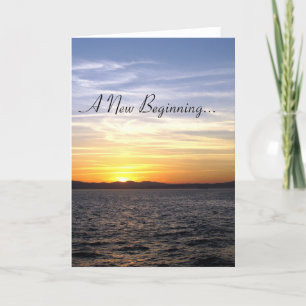 Faire-part Un nouveau début…