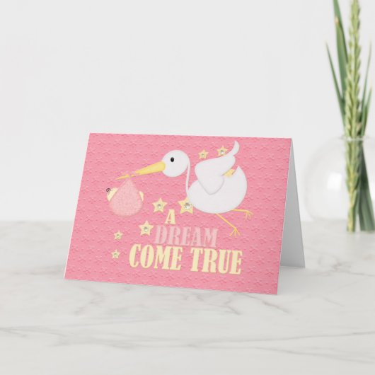 Faire-part Un rêve devenu réalité (Devant)