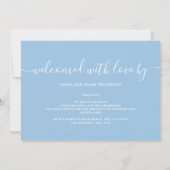 Faire-part Un script simple A Special Delivery  Photo de bébé (Dos)