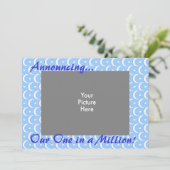 Faire-part Un sur un million (Debout devant)