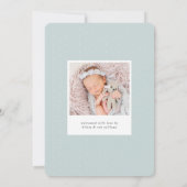 Faire-part Une Branche fraîche | Photo Naissance (Dos)