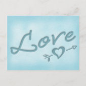 Faire-part Une carte postale de mariage à la plage "Save the  (Dos)