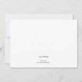 Faire-part Une étoile est née (lavande) (Dos)