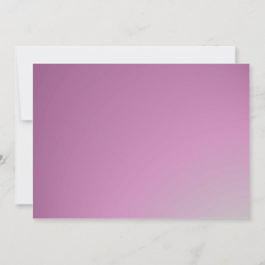 Faire-part Une étoile est née/ rose (Dos)