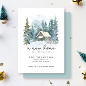 Faire-part Une nouvelle maison de vacances écriture manuscrit