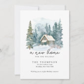 Faire-part Une nouvelle maison de vacances écriture manuscrit (Devant)