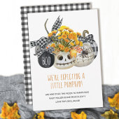 Faire-part Une petite ferme d'Halloween Citrouille