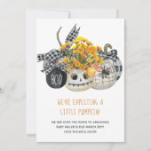 Faire-part Une petite ferme d'Halloween Citrouille (Devant)