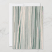 Faire-part Une photo blanche sauge vert beige étudiant (Dos)