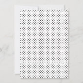 Faire-part Une photo mignonne Typographie Bébé Naissance (Dos)