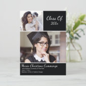 Faire-part universitaire exemplaire (Debout devant)