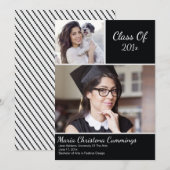 Faire-part universitaire exemplaire (Devant / Derrière)