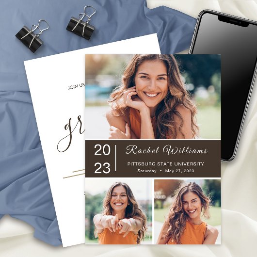 Faire-part Université 2023 Graduation Party 3 Photos