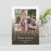 Faire-part Université d'études supérieures Photo Party Invita (Debout devant)