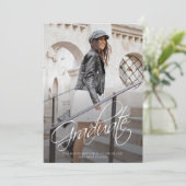 Faire-part Université moderne de Calligraphy (Debout devant)