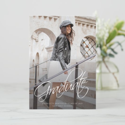 Faire-part Université moderne de Calligraphy (Debout devant)