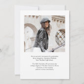 Faire-part Université moderne de Calligraphy (Dos)