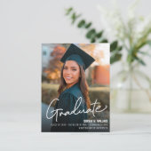 Faire-part Université moderne Photo de la promotion de diplôm (Debout devant)