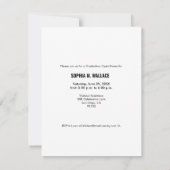 Faire-part Université moderne Photo de la promotion de diplôm (Dos)