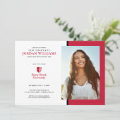 Faire-part Université Stony Brook | Marque verbale (Debout devant)