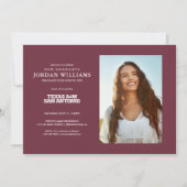 Faire-part Université Texas A&M de San Antonio (Devant)