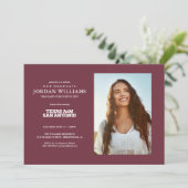 Faire-part Université Texas A&M-San Antonio (Debout devant)