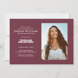 Faire-part Université Texas A&M-San Antonio