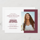 Faire-part Université Texas A&M-San Antonio (Devant / Derrière)