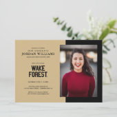 Faire-part Université Wake Forest | Wake Forest (Debout devant)