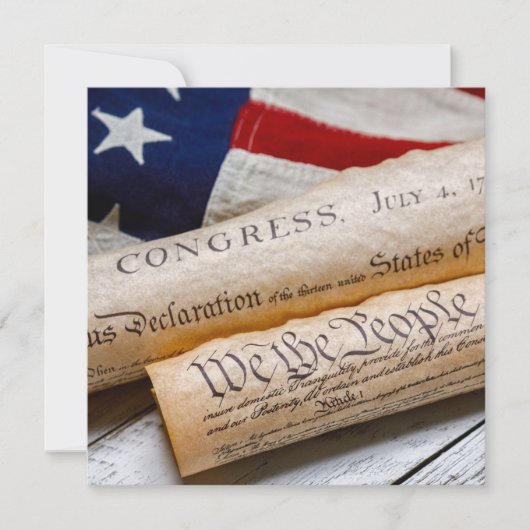 Faire-part US Founding Documents (Devant)