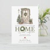 Faire-part Vacances - Nouvelles maisons déménager (Debout devant)