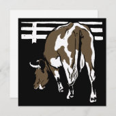 Faire-part Vaches de la ferme victorienne (Devant / Derrière)