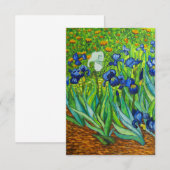 Faire-part Van Gogh Irises (Devant / Derrière)