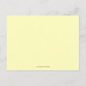 Faire-part Vanille "Duo" Enregistrer la date Carte postale (Dos)