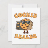 Faire-part Vendeur de biscuits drôle de cuisson (Devant)