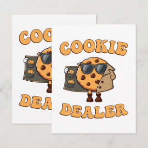 Faire-part Vendeur de biscuits drôle de cuisson