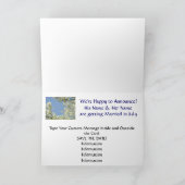 Faire-part Venez célébrer avec nous ! Date d'enregistrement d (Intérieur)