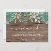 Faire-part Verdure Nous avons déplacé le bois de la grange (Devant)