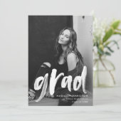 Faire-part Vert | Brochures Abstraites Diplôme photo (Debout devant)