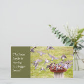 Faire-part Vestiges de cèdre râpés (Debout devant)