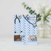 Faire-part vétérinaire (Debout devant)